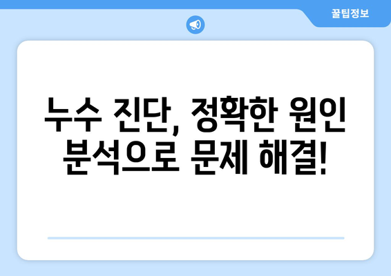 상수도, 소방 배관 누수 탐지 전문| 빠르고 정확한 해결책 | 누수탐지, 배관공사, 누수 진단