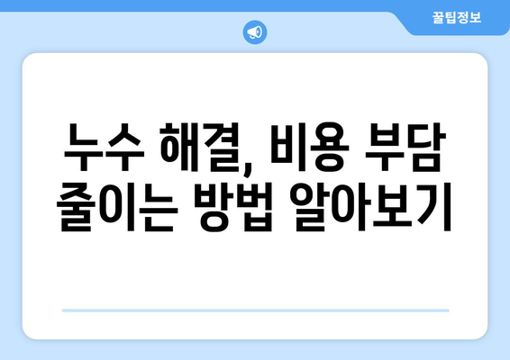 양평군 변기 누수 탐지| 물 누수 문제 해결 가이드 | 누수 원인, 탐지 방법, 전문 업체 추천