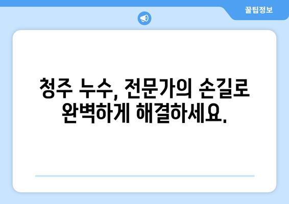 청주 누수 탐지| 부동전 교체부터 화장실 공사까지, 누수 원인과 해결책 총정리 | 청주 누수 전문, 누수 탐지, 누수 공사