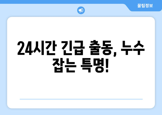 공장, 관공서 누수 잡는 특명! 상수도, 소방 배관 누수 탐지 전문 서비스 | 누수탐지, 배관공사, 긴급출동, 24시