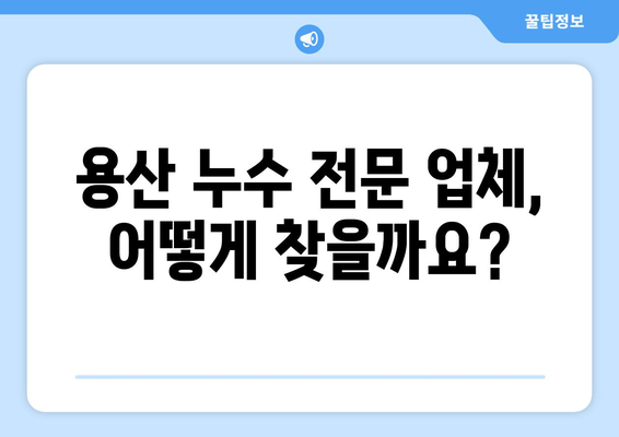 용산 아파트 보일러 배관 누수, 탐지부터 보수까지 완벽 해결 | 누수 원인, 탐지 방법, 보수 비용, 추천 업체