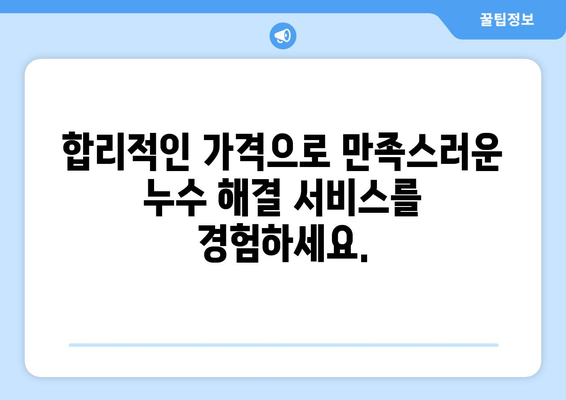 상수도, 소방 배관 누수 탐지 전문 서비스 | 누수 원인부터 해결까지, 빠르고 정확하게!