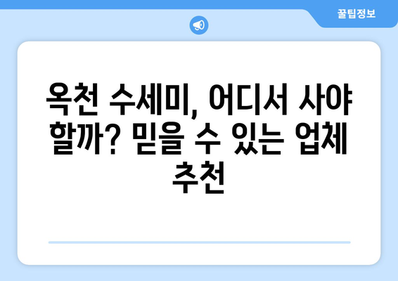 옥천 수세미 업체 찾기| 광고 아닌 진짜 신뢰할 수 있는 곳 | 옥천, 수세미, 추천, 후기, 비교